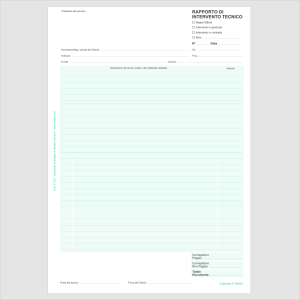 Rapporti di intervento mm.210x297